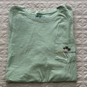 Margaritaville Men's 2X (fits like XL) Light Green Pocket Tee